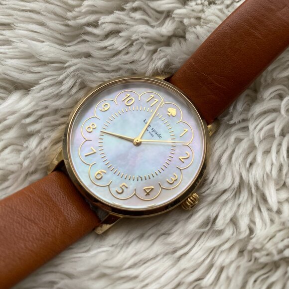kate spade New York Metro Collection - Watch Gold, Mother of Pearl (Style 0835) - Picture 2 of 9